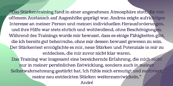 Vorteile vom Stärkungsgespräch, Coaching, Training, Andrea Windus